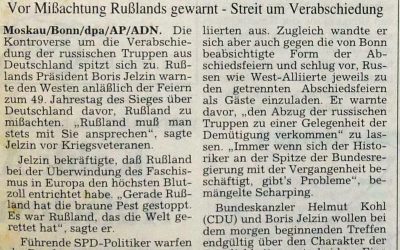 Jelzin meldet Anspruch an