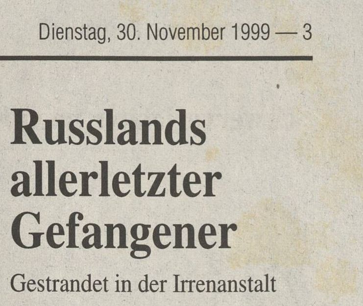 Russlands allerletzter Gefangener