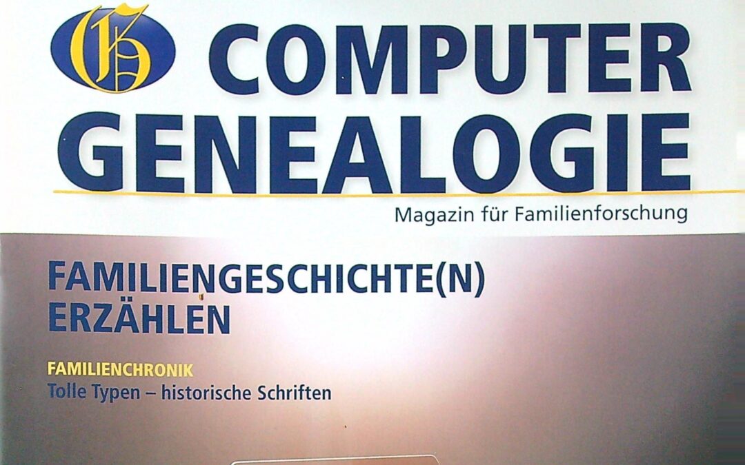 Gelesen in der Computergenealogie 4/2020