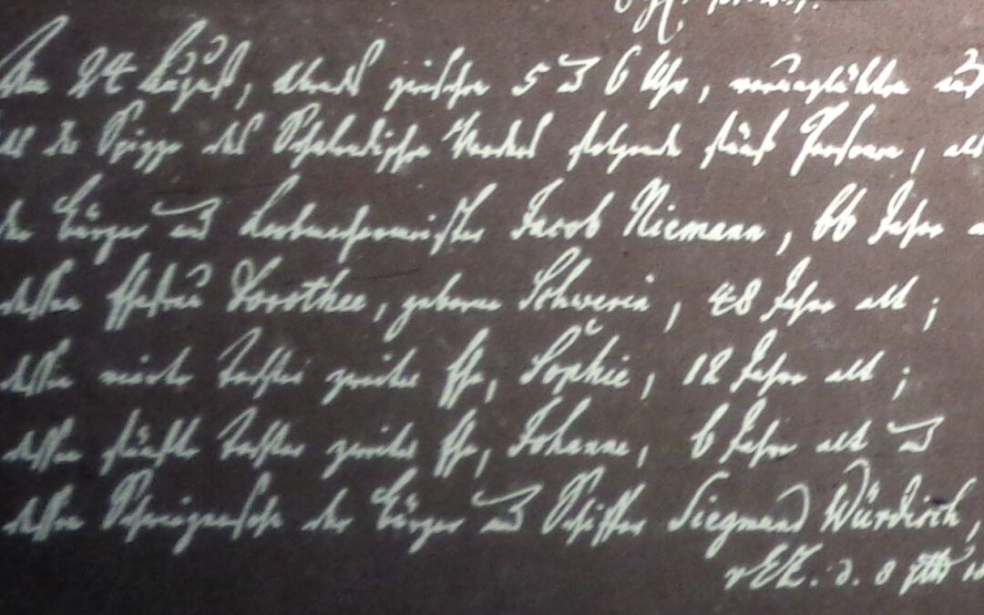 Ein Unglück auf der Elbe 1805