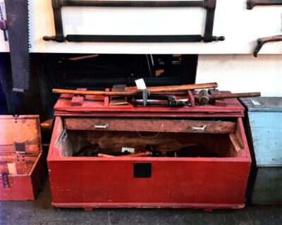 Schiffbauerwerkzeugkiste