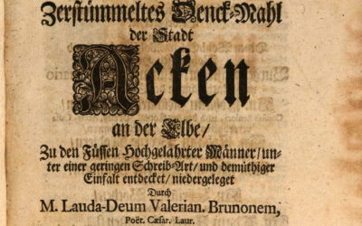 Gottlob Valerian Bruno (1690–1719) – Autor der ältesten Akener Chronik