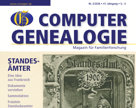 depeve: Personenstandsforschung neu gedacht – Gelesen in der Computergenealogie 2/2026