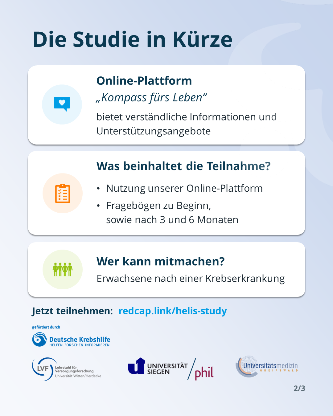 HeLiS Online-Studie – Die Studie in Kürze