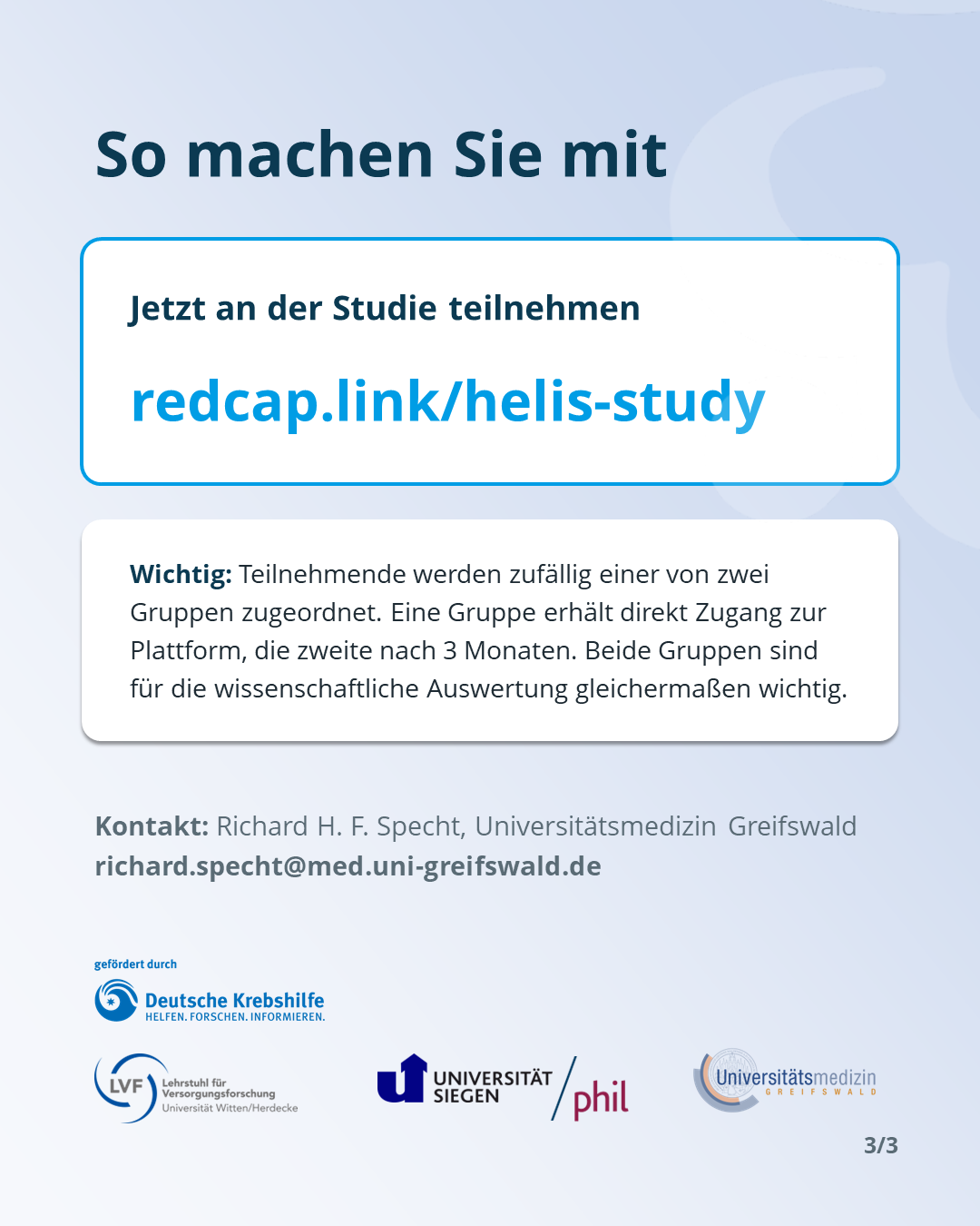 HeLiS Online-Studie – So machen Sie mit